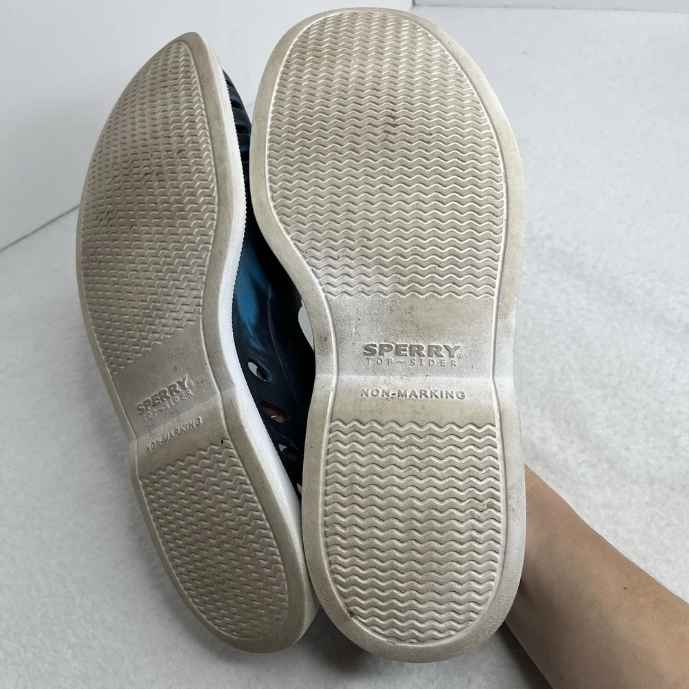SPERRY Top Side Float Boat Water Summer Rubber Shoe Mens 12 Preppy Coastal Beach